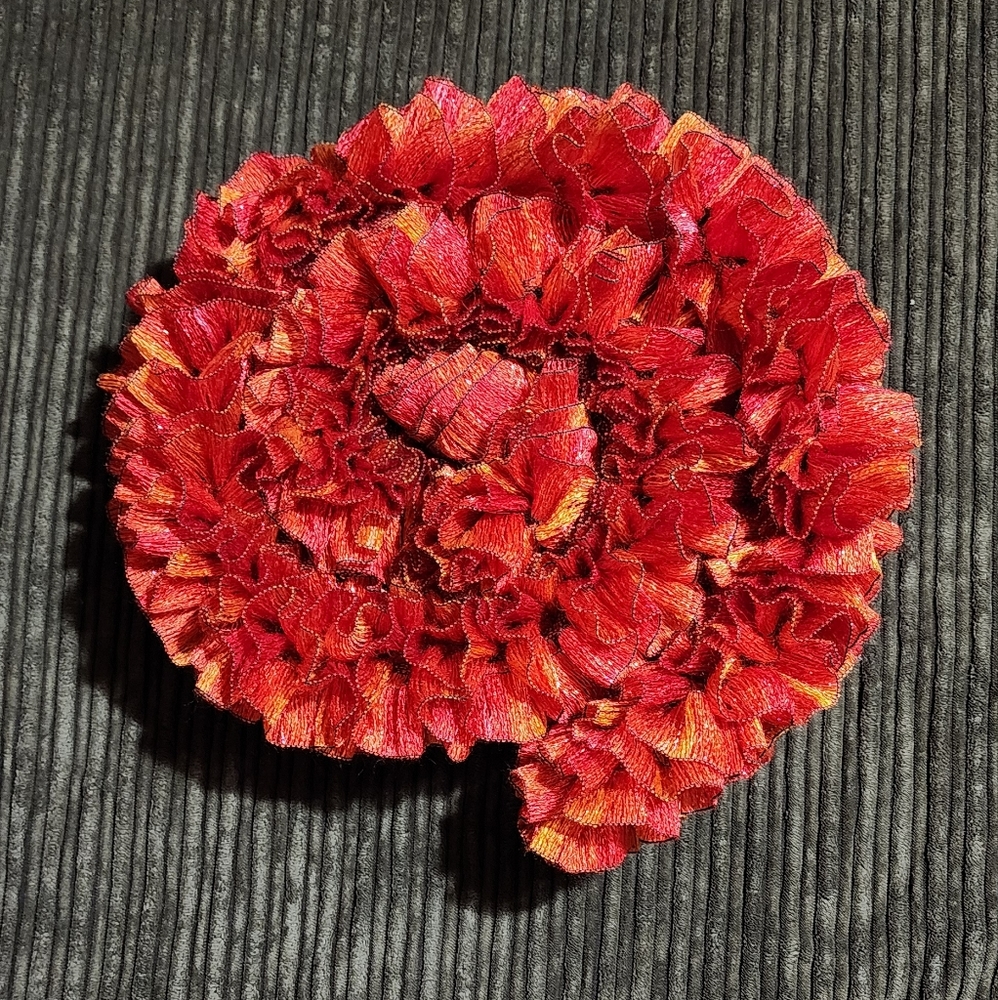 Fashion Ruffle Scarf Fuego